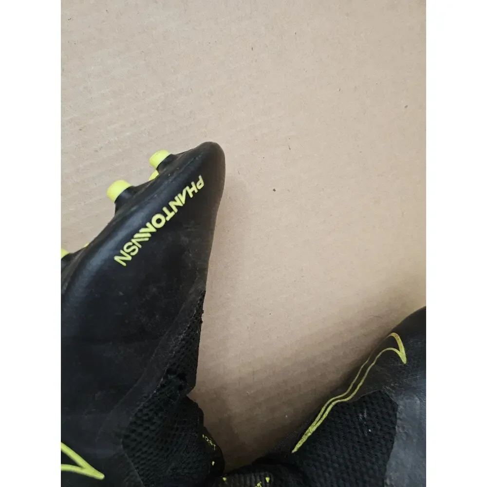 Nike Phantom Academy Artificial Grass Mens 8 Black Volt Soccer Cleats AO3258-007